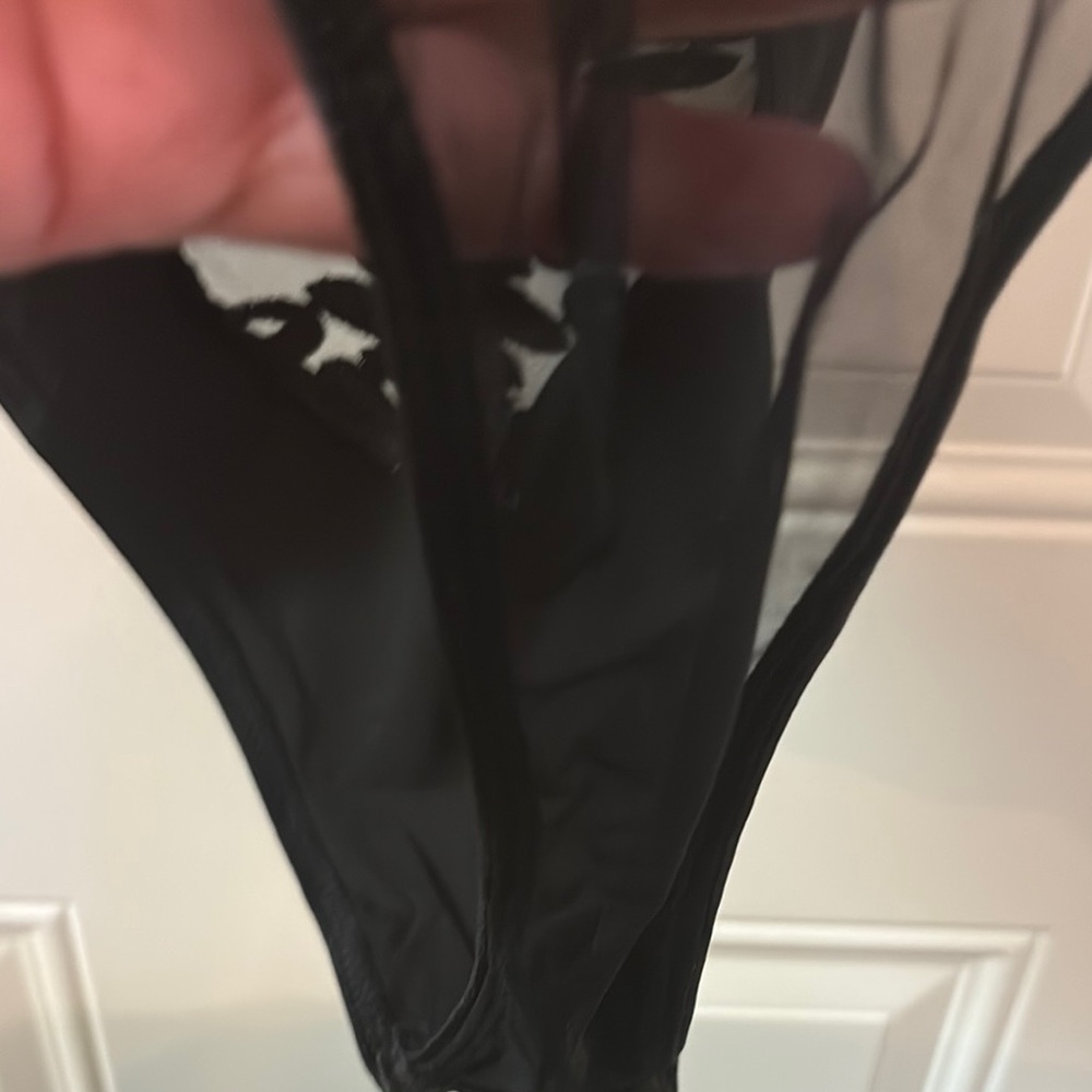 Black Lace Bodysuit - Picture 5 of 6